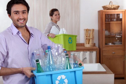 Eco-friendly disposal of household items during clearance